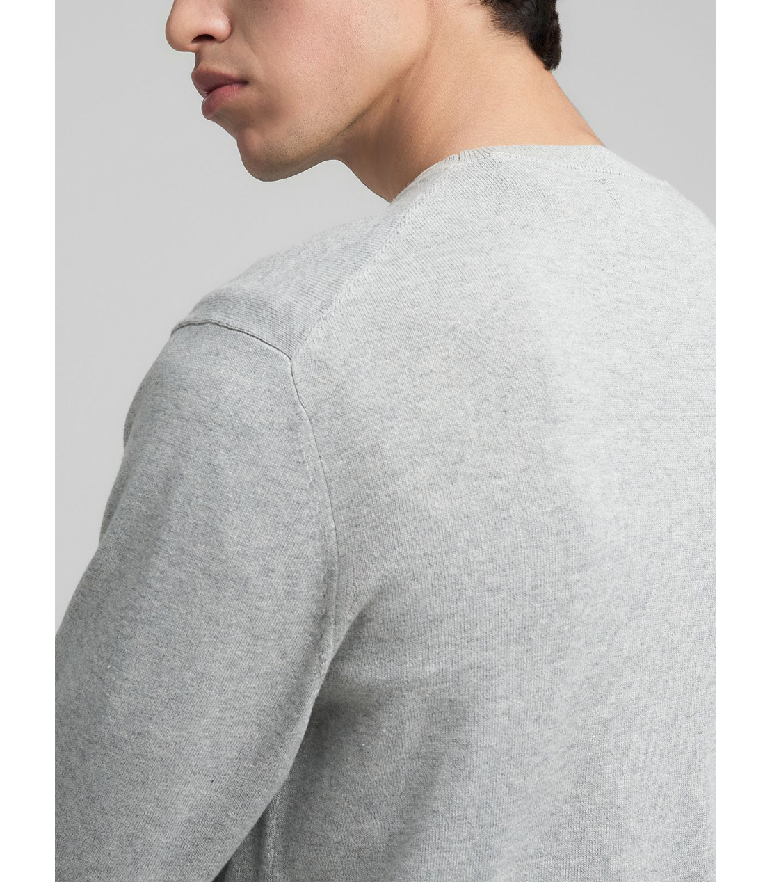 R刺しゅうコットンプルオーバー 詳細画像 メランジグレー 7